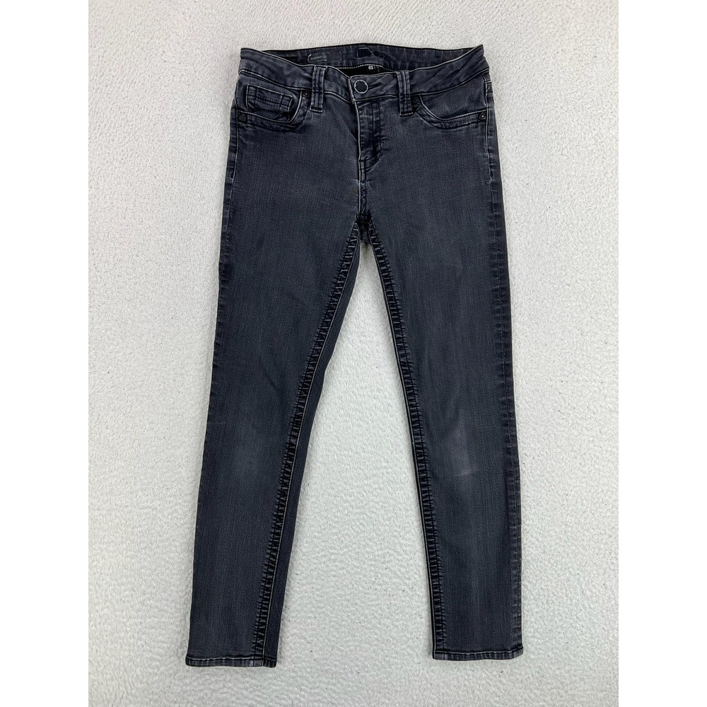 KUT from the Kloth Straight Jeans Womens 6S Gray Charcoal Slim Stretch Denim